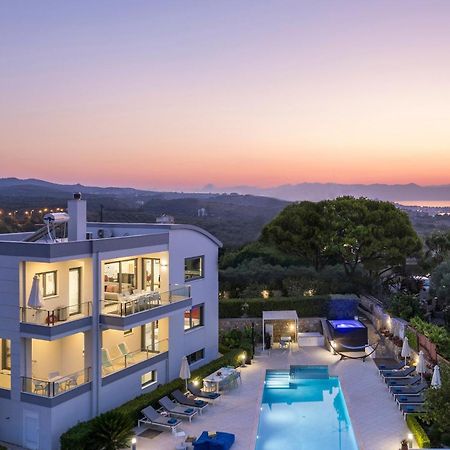 Elysium Seaview Oasis Villa Kato Galatas Exteriör bild