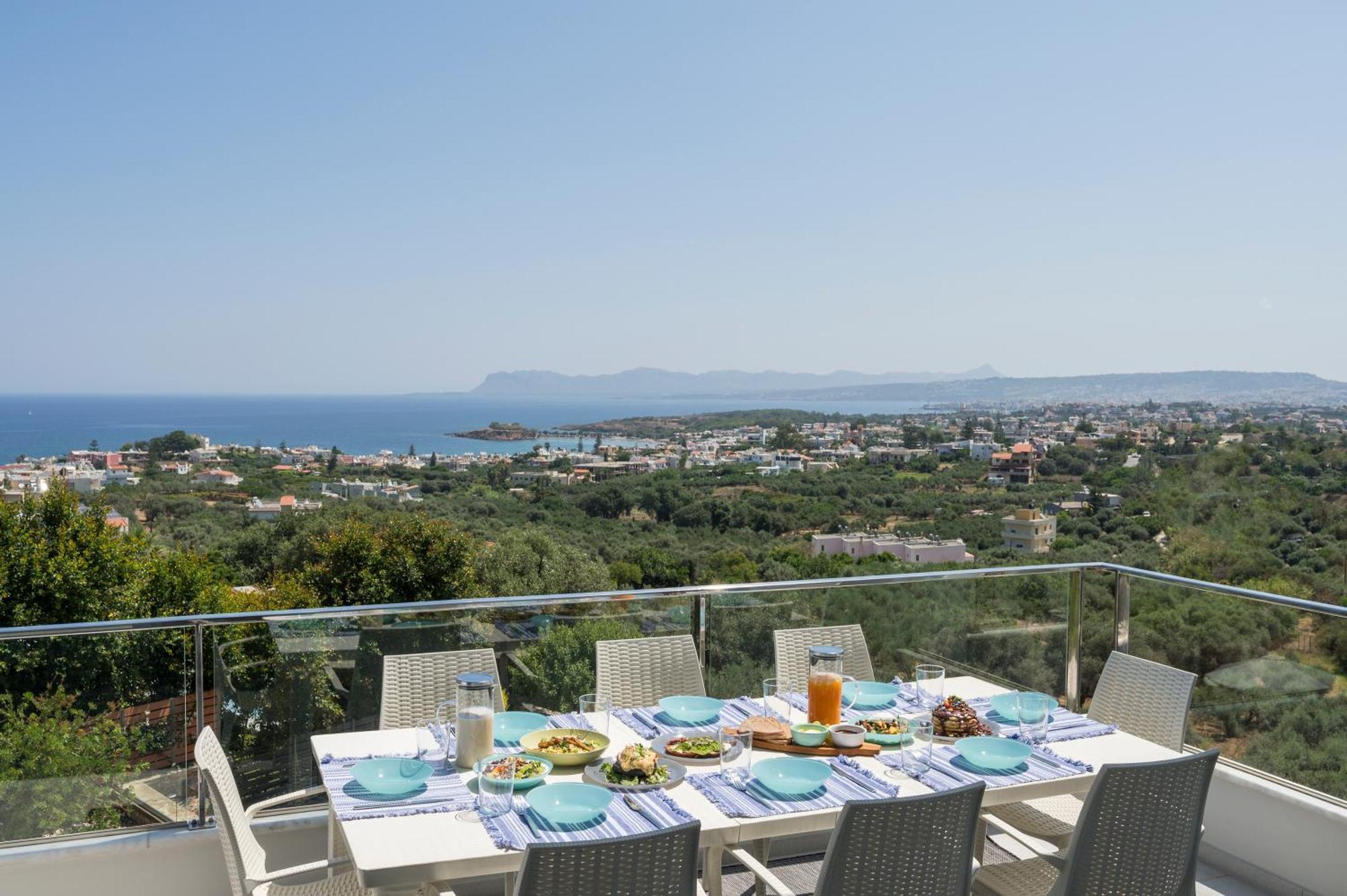 Elysium Seaview Oasis Villa Kato Galatas Exteriör bild