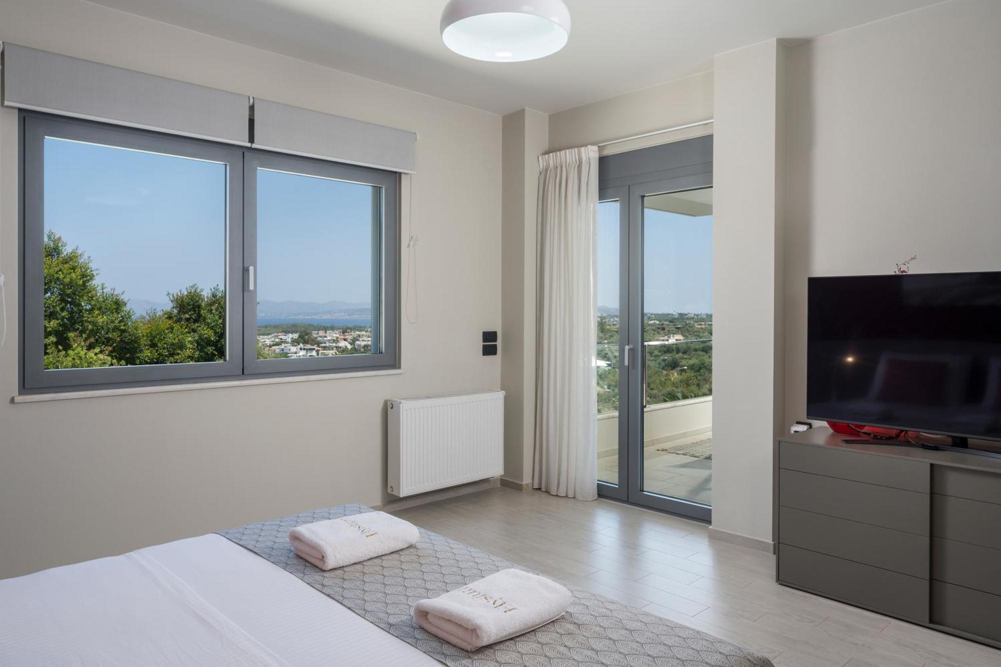 Elysium Seaview Oasis Villa Kato Galatas Exteriör bild