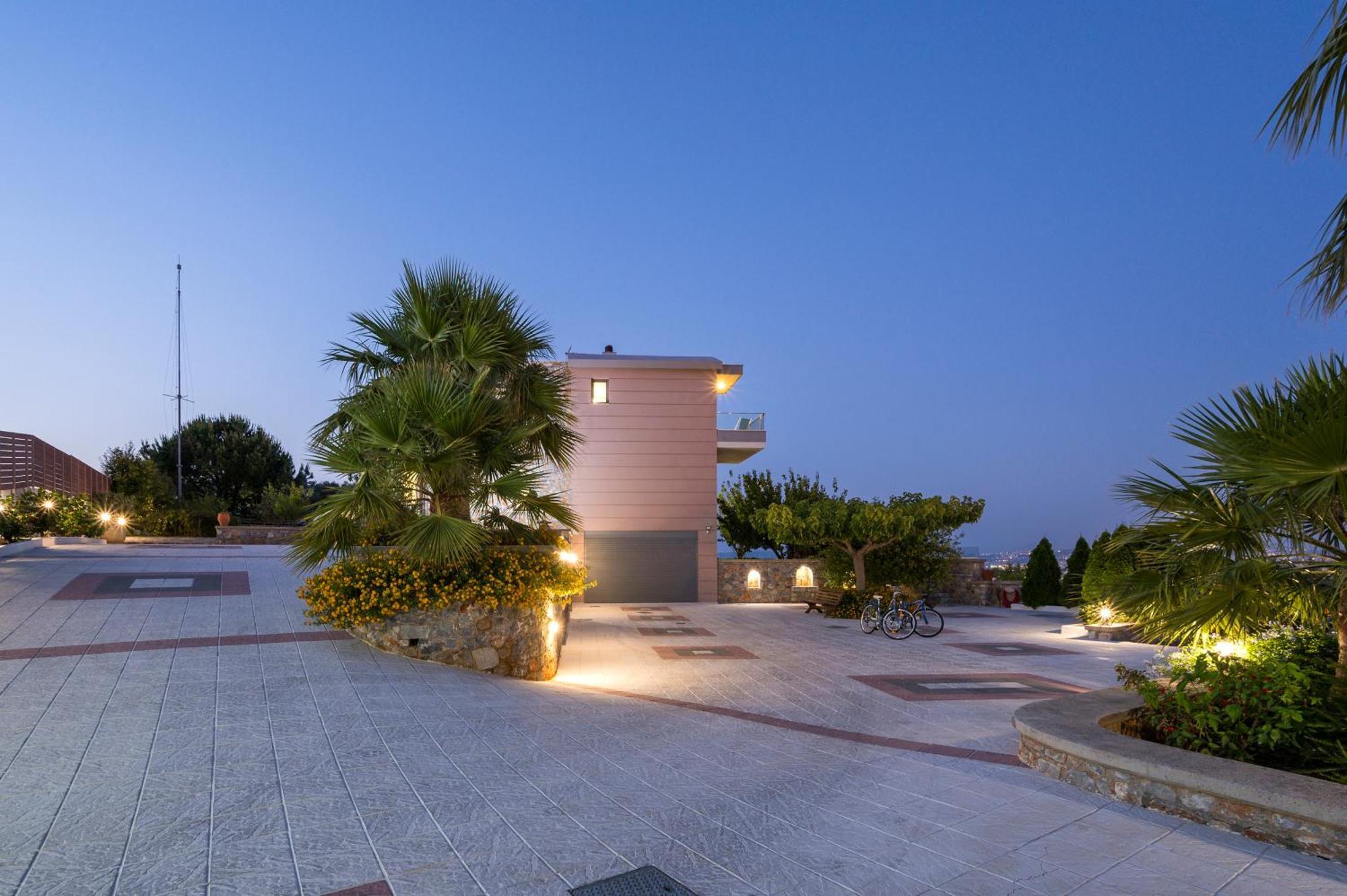 Elysium Seaview Oasis Villa Kato Galatas Exteriör bild
